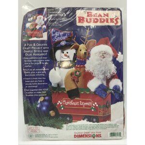 Christmas Express Pals 62174 Craft Project Kit Bean Buddies Dimensions Holidays